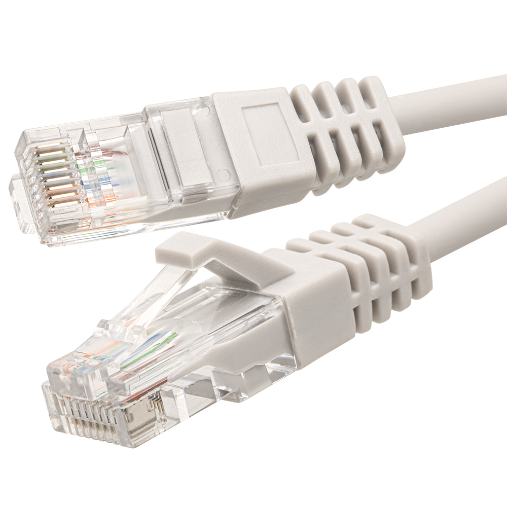 Патч-корд UTP 5e 4x2 26AWGCu LSZH серый 3м