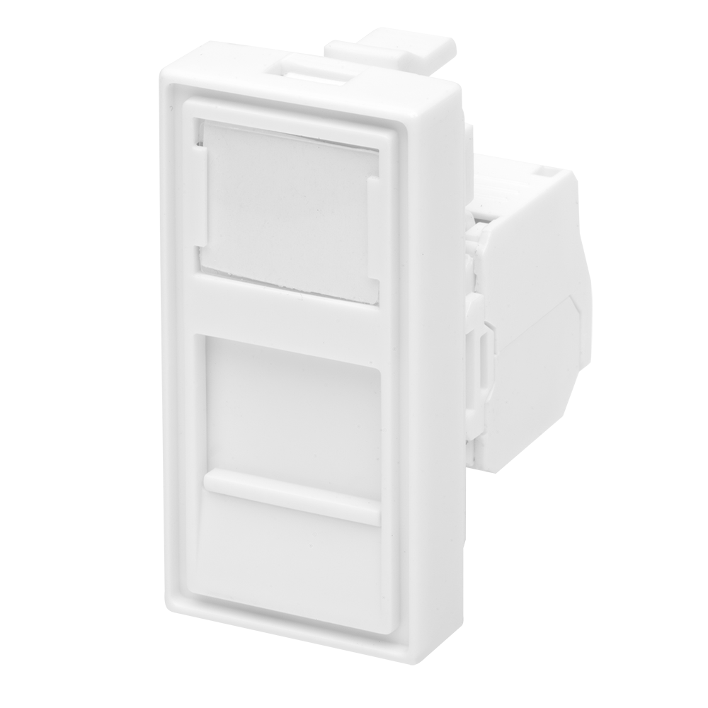Модуль розетки 45х22,5 Mosaic в сборе UTP 8P8C    (RJ-45) cat.5e
