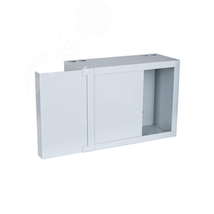 Шкаф настенный антивандальный пенальный 300х400х150 1,2мм с планкой
