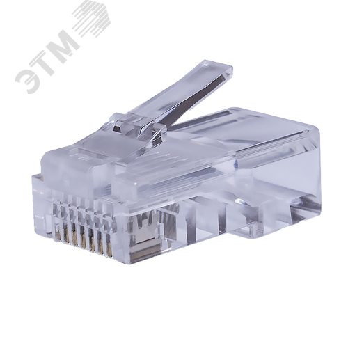 Изображение товара Коннекторы 8P8C U/UTP Cat5e (RJ-45) (10шт/DIY упак.) (упак)
