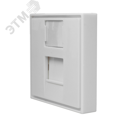 Изображение товара Панель лицевая 1 порт (45х45 Keystone шторка) (DIY упак.) (шт)