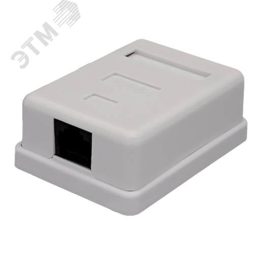 Изображение товара Розетка компьютерная 8P8C (RJ-45) UTP 6 1 порт (DIY упак.) (шт)