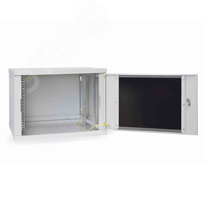 Шкаф телекоммуникационный настенный распашной (стекло) 15U 600х600 05-0108 SUPRLAN - 2