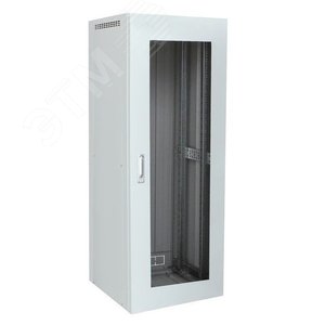 Шкаф телекоммуникационный напольный распашной (стекло) 24U 600х800 (05-0109)