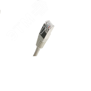 Шнур коммутационный SYSTEM FTP Cat.5e. 4x2x26AWG (7x0.16mm) Cu PVC серый. 1.5m