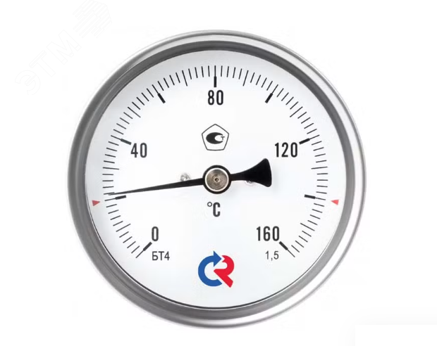 Изображение товара Биметаллический осевой термометр БТ-51.211 0-160°C M20x1,5