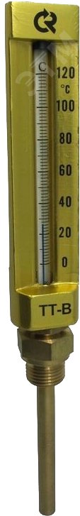 Термометр жидкостный стеклянный виброустойчивый угловой ТТ-B-150/50. У11 1/2' 0-160С 00000002815 РОСМА - превью 2