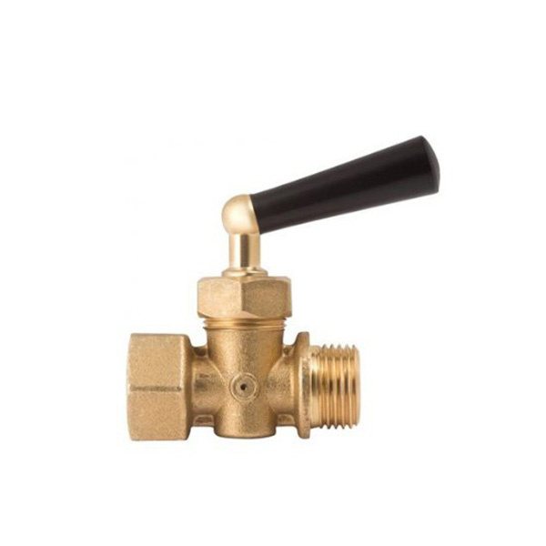 Кран трехходовой RM 1/2IG x1/2AG WATTS латунь 1.6МПа резьба G1/2 внутр - G1/2 наруж