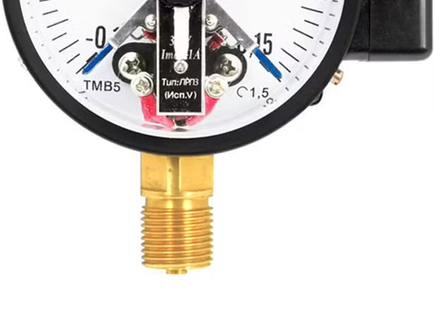 Манометр с электроконтактной приставкой исп. IIIрадиальный ТМ-510Р.03 0...1МРа 1/2' кл.1.5          общетехнический 100мм