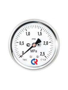 манометр виброустойчивый радиальный тм-321р.00 0...0.6 мра 1/4' 150с кл.1.5 готовый к гидрозаполнению