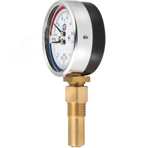 Термоманометр радиальный ТМТБ-31Р.2, 0...150С, 0. .2,5 МРа G1/2' кл.2.5 80мм - фото 2