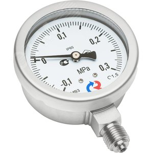 Манометр коррозионностойкий виброустойчивый радиальный ТМ-521Р.00 0...1 МРа М20х1.5 кл.т.1.0, готовый к гидрозаполнению - фото 3