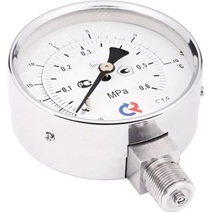 манометр коррозионностойкий виброустойчивый радиа ьный тм-521р.00 0...4mpa -30-+70гр. м20х1,5 кл.т.1.0 100мм готовый к гидрозаполнению - фото 2