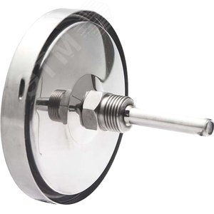 Термометр биметаллический коррозионностойкий осевой БТ-51.220 0-450С 1/2' 300 кл.1.5 - фото 2