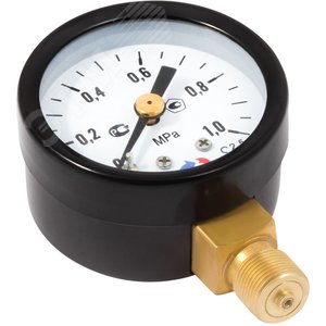 Вакуумметр радиальный ТВ-110Р.00 (-0.1-0 МРа) М10х1.0 кл.2.5 - фото 3