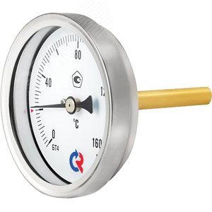 Термометр биметаллический осевой БТ-41.211 0...120С 1/2' 100 кл.1.5 - фото 2