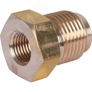 Переходник внутр. G1/2 - наруж. 1/4', латунь - фото 3