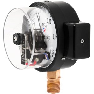 Манометр с электроконтактной приставкой тип V рад альный ТМ-510Р.05 0..1MPa М20х1.5 кл.1.5 - фото 3