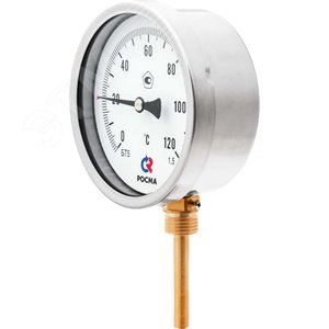 Термометр биметаллический радиальный БТ-52.211 0...200С G1/2' 200 кл.1.5 - фото 2