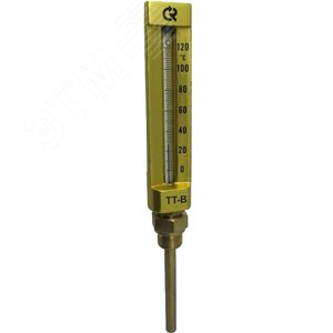 Термометр жидкостный стеклянный виброустойчивый угловой ТТ-B-110/150 У11 1/2' 0-50С 00000002803 РОСМА - 2