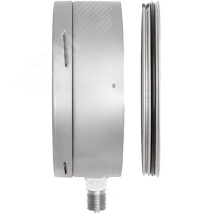 вакуумметр виброустойчивый радиальный тв-621р.00 -0,1-0mpa m20x1,5 150 мм кл.т.1.0, готовый к гидрозаполнению - фото 3