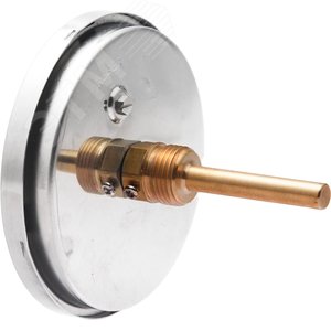 Термометр биметаллический коррозионностойкий осев й БТ-51.220 0-120С 1/2' 100 кл.1.5 - фото 2