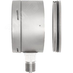 Мановакуумметрм коррозионностойкий виброустойчивы радиальный тмв-521р.00 (-0,1-0,5mpa.) 100 мм g1/2кл. т. 1.0. готовый к гидрозаполнению - фото 2