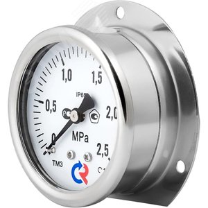 манометр коррозионностойкий виброустойчивый осевой тм-121.00 t 0-1.6 мpа g1/8' 40мм кл.т.2.5, готовый к гидрозаполнению - фото 2