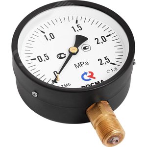 Манометр общетехнический радиальный ТМ-510Р.00 0...4 МРа 1/2' кл.1.5 - фото 3