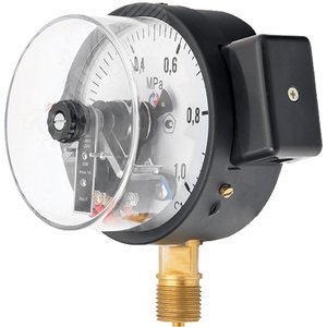 Вакуумметр радиальный ТВ-610Р.05 ( -0.1...0 МРа) 1/2' кл.1.5 с электроконтактной приставкой исполнение V - фото 2