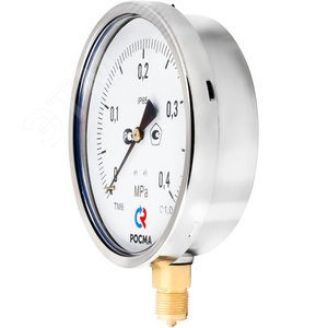 Манометр виброустойчивый радиальный ТМ-620Р.00 0...2.5МРа М20х1.5 150С кл.т.1.0, готовый к гидрозаполнению - фото 2