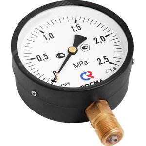 Мановакуумметр радиальный ТМВ-510Р.00 -0,1...0,5 МРа 1/2' кл.1.5 - фото 3