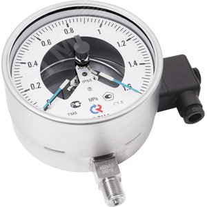 Манометр с электроконтактной приставкой исп. V коррозийноостойкий радиальный ТМ-521Р.05 0...1 МРаМ20х1.5 кл.1.5 готовый к гидрозаполнению - фото 3