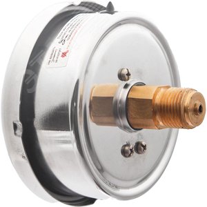 Манометр виброустойчивый радиальный ТМ-520Р.00 0...1,6 МРа 1/2' 150С кл.т.1.0, готовый к гидрозаполнению - фото 2