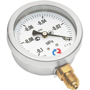 Мановакуумметр виброустойчивый радиальный ТМВ-320Р.00 -0,1..0,15 МРа 1/4' кл.1.5, готовый к гидрозаполнению - фото 3