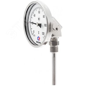 Изображение товара Термометр биметаллический коррозионностойкий универсальный откидной корпус БТ-54.220 -30+50С M20x1,5 шток 250 мм кл.1.5 (шт)