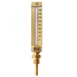 Термометр жидкостный стеклянный виброустойчивый прямой ТТ-В-150/150.П11 1/2' 0-1120С