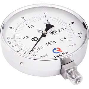 Манометр ТМ-611Р.00(0-1МРа)/(-30-+25) М20х1.5     1.5.NH3 аммиачный радиальный двойная шкала - фото 2