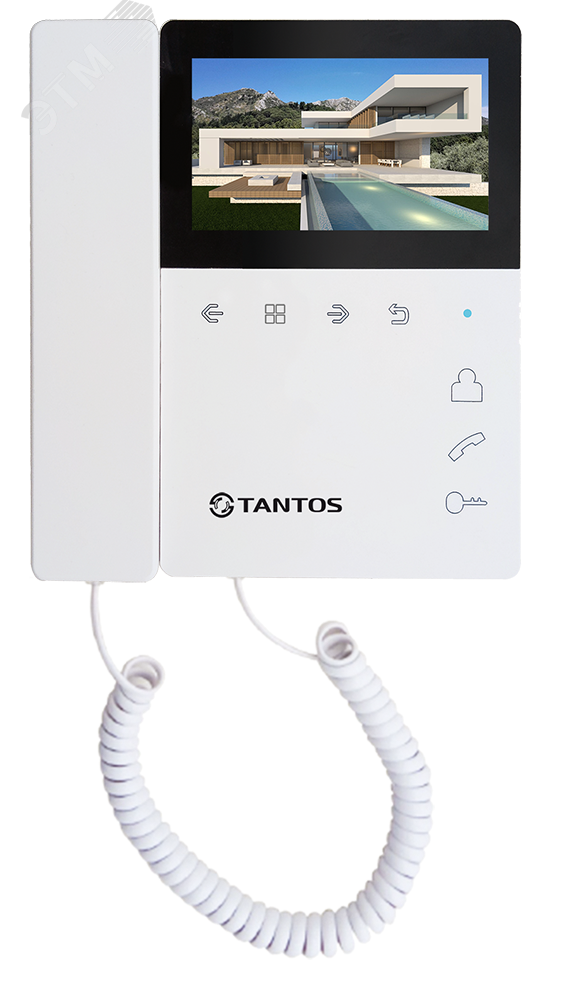 Изображение товара Цветной видеодомофон Tantos Elly HD X 4.3" с памятью и сенсорным управлением
