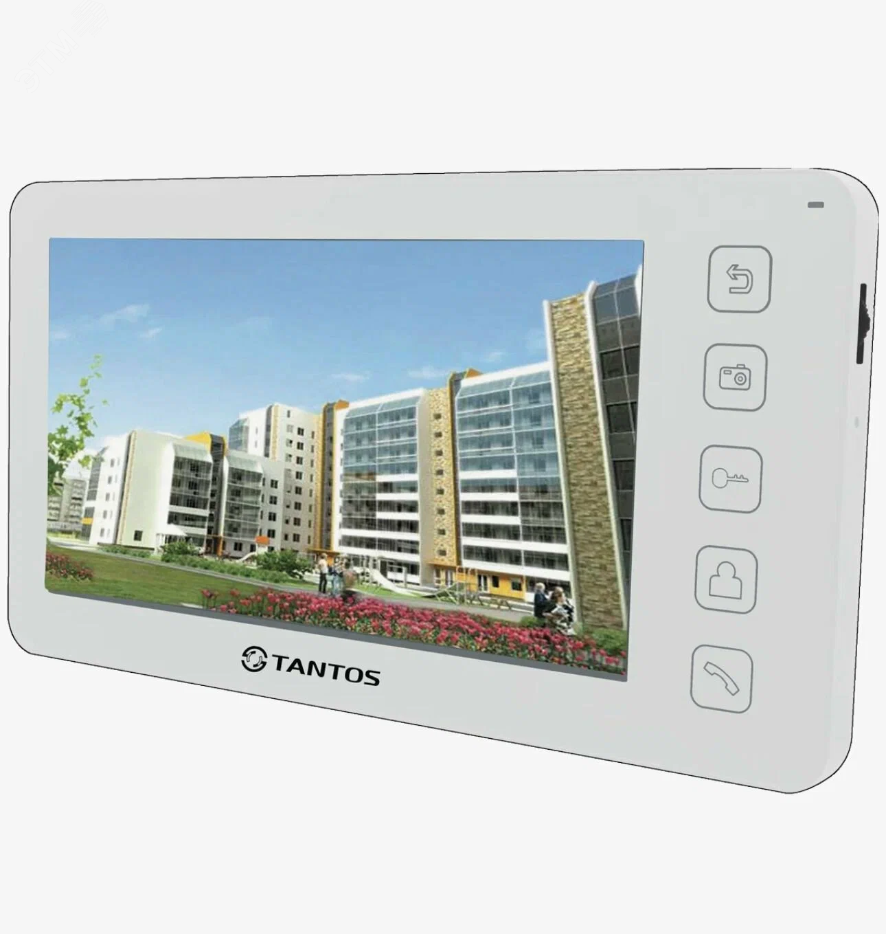 Монитор домофона цветной с сенсорными кнопками артикул Prime (white) VZ ...