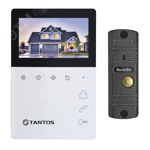 Изображение товара Комплект монитора HD цветного видеодомофона с сенсорным дисплеем и HD вызывной панели в вандалоустойчивом металлическом корпусе (шт)