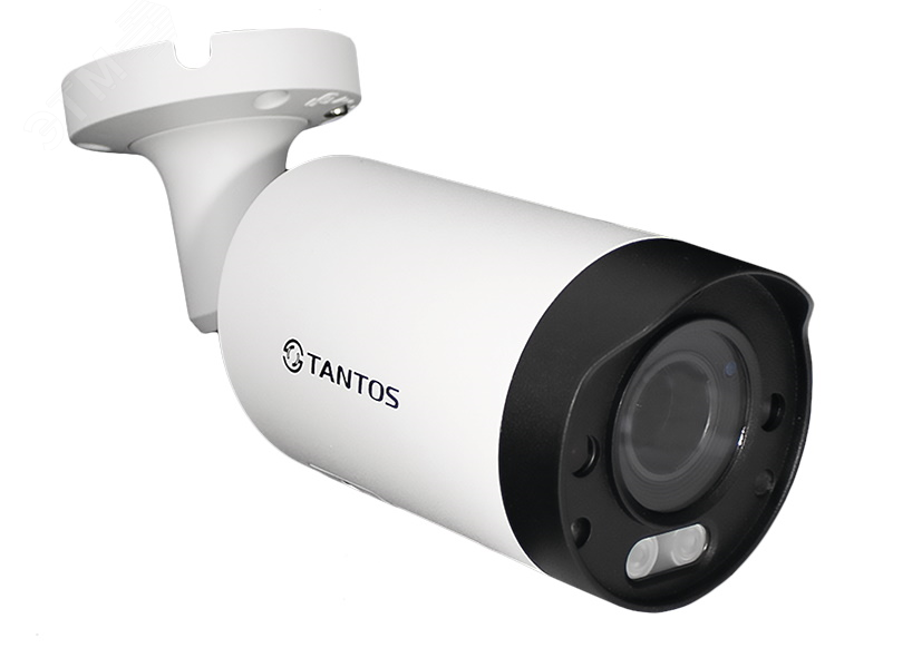 Видеокамера IP 5Мп уличная цилиндрическая с ИК подсветкой до 50м (2.7-13.5мм) TSi-Pe50VP Tantos