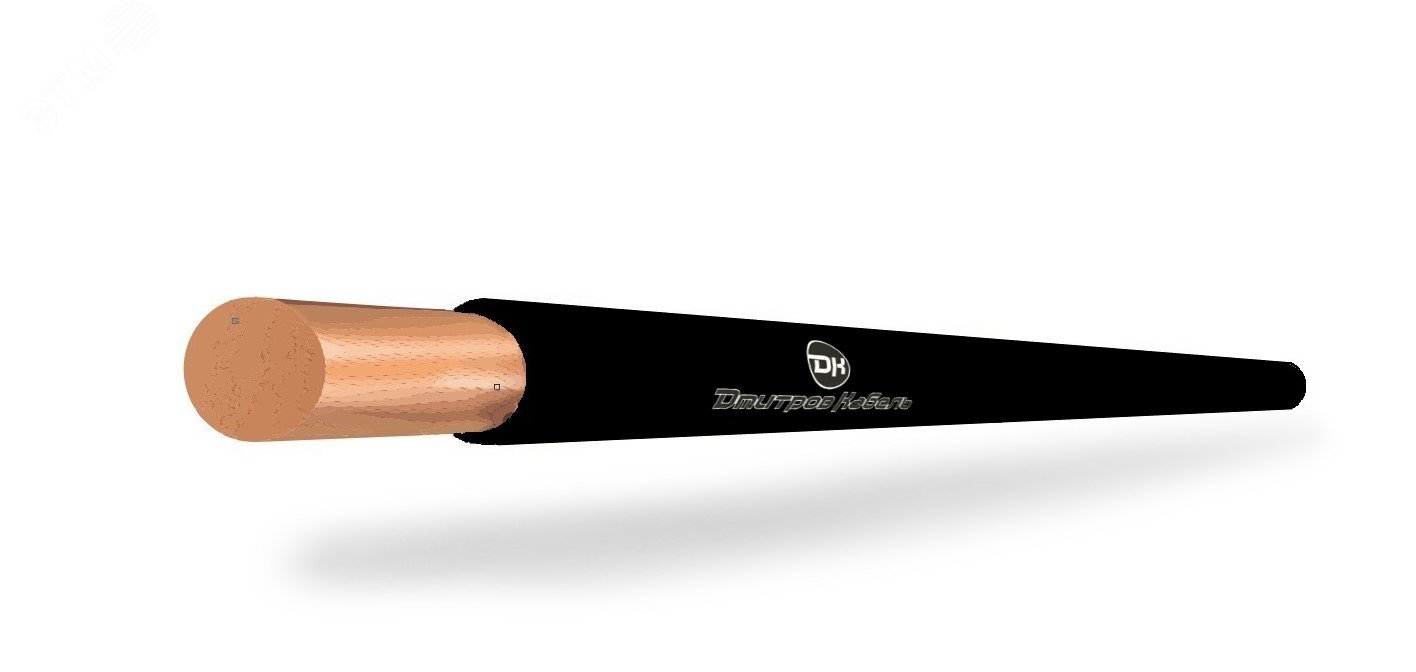 Изображение товара Провод ПУВнг(А)-LS 1х4 черный однопроволочный ТРТС (м)