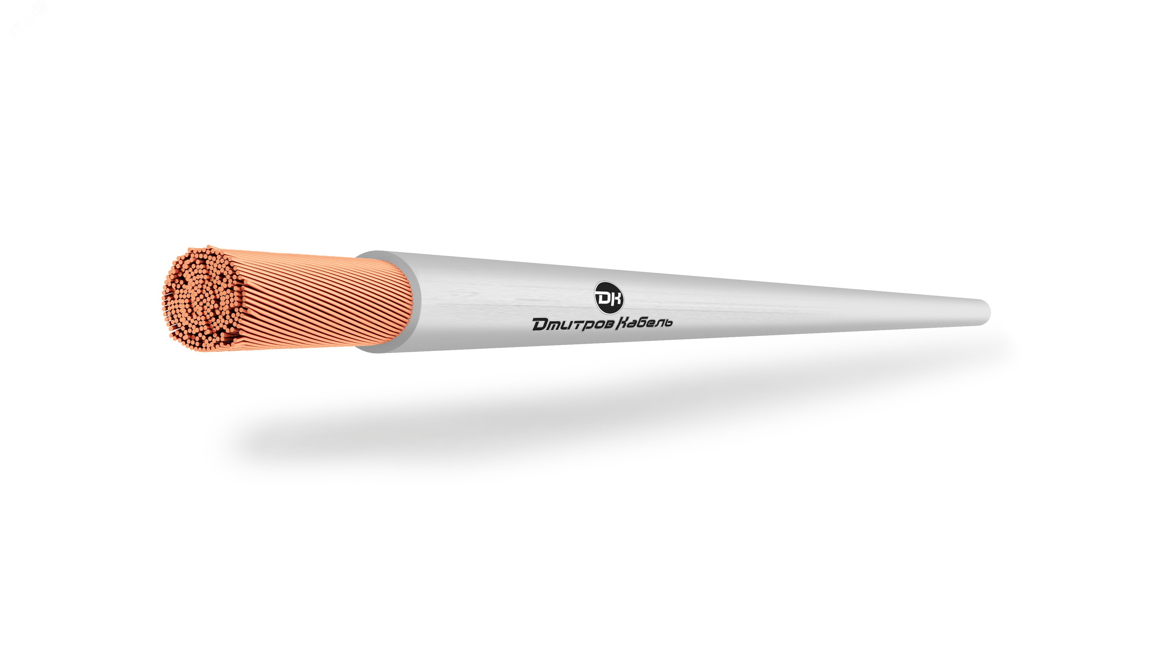 Изображение товара Провод силовой ПУГВнг(А)-LS 1х1.5 ТРТС белый многопро волочный (м)