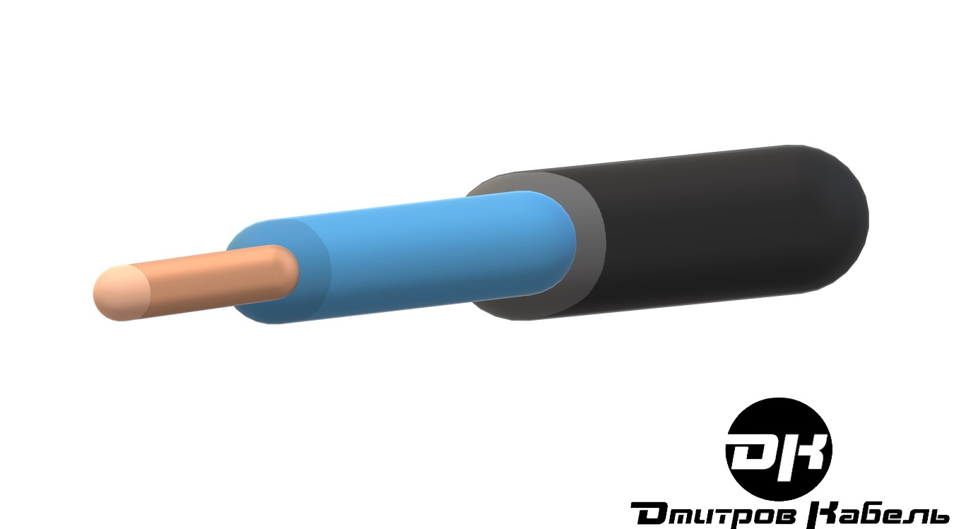 Кабель силовой ППГнг(A)-HF-1 1х2.5(син) ТРТС