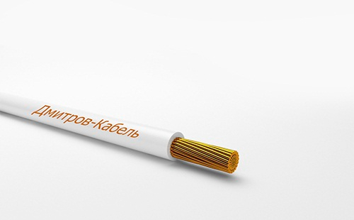 Провод силовой ПУГВ 1х4 белый ТРТС многопроволочный