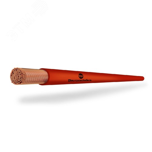 Провод силовой ПуГВнг (А)-LS 1х1.5 красный        многопроволочный - фото 1