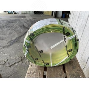 Провод силовой ПуГВнг(А)-LS 1х0.5желто зеленый 500м ТРТС - фото 2