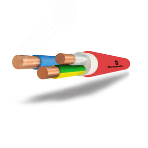 Кабель силовой ВВГнг(А)-LS 3х1,5пл(100м)-0,660    ТРТС бухта 100м  красный - фото 1