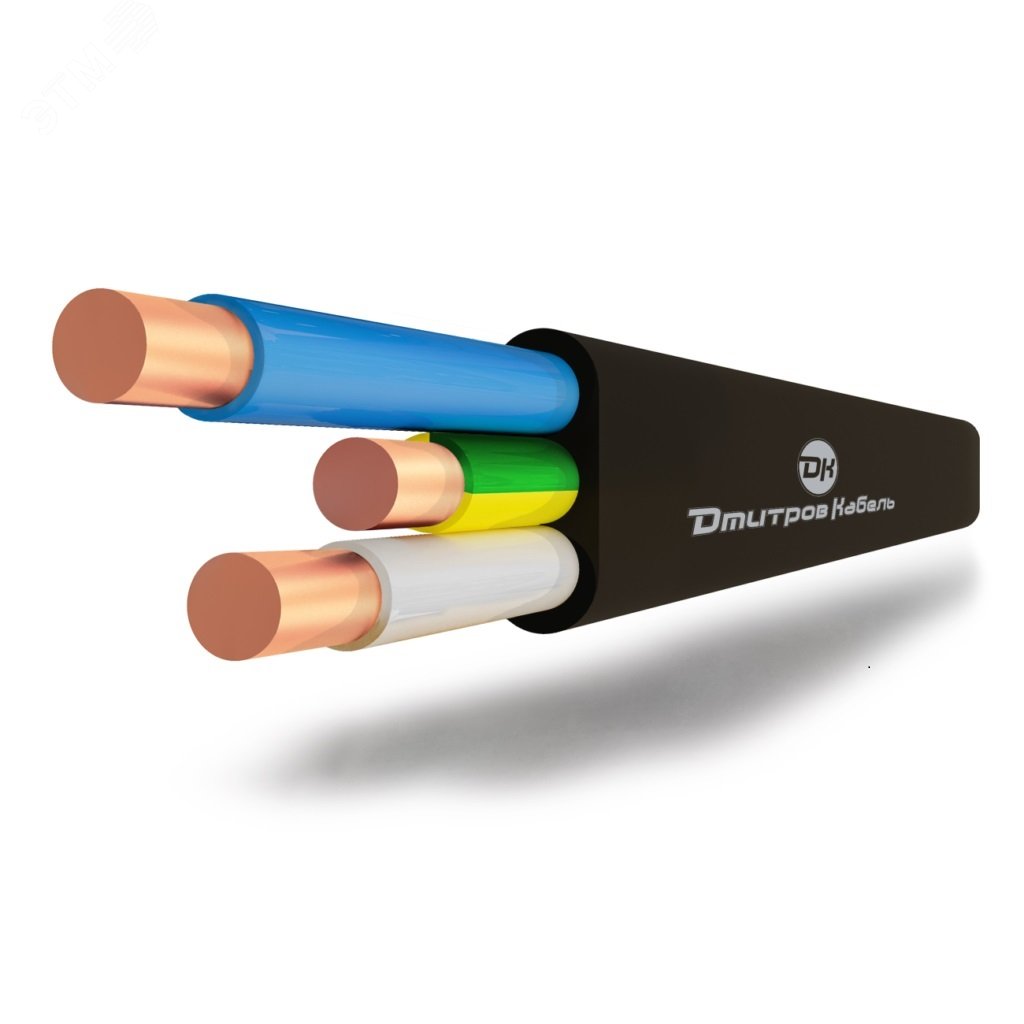 Изображение товара Кабель силовой ВВГ-Пнг(А)-LS 3x2.5 (ок) 0.66кВ медь однопроволочный